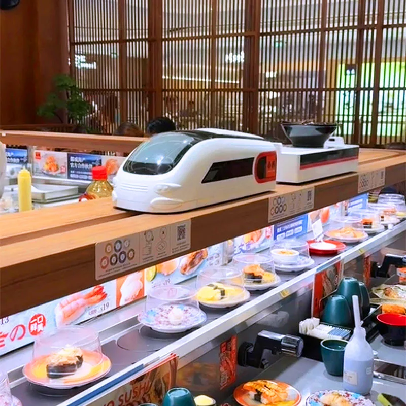 Sistem Penghantar Sushi Pusingan Automatik