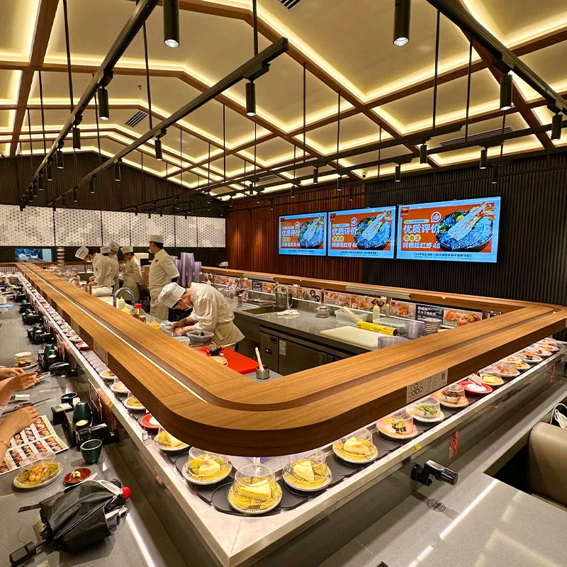 Peralatan Putar Sushi Automatik Komersial